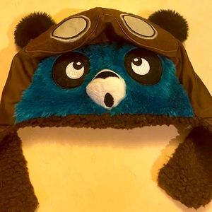 Kids Panda Bomber Hat